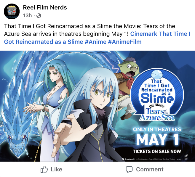 The Reel Film Nerds - Facebook Post